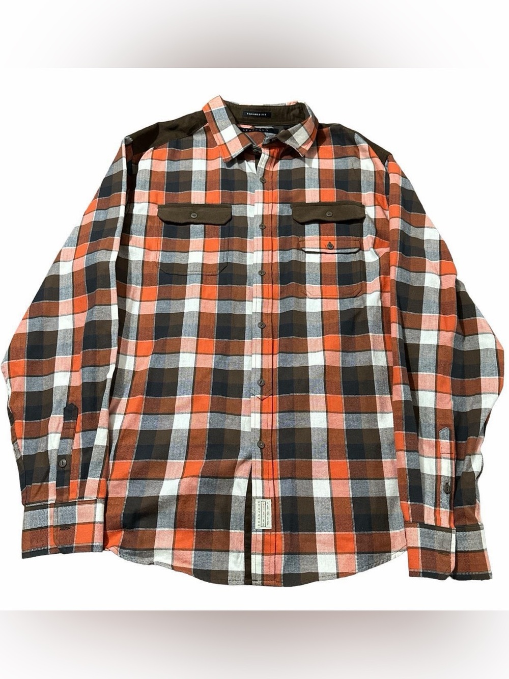 Sean John button down shirt men’s 3XL plaid y2k